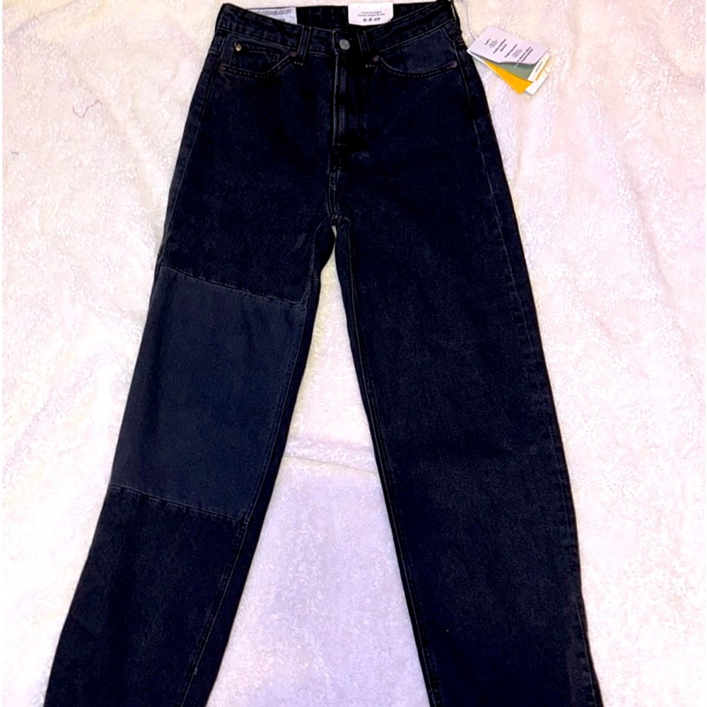 NWT H&M loose straight coupe ample droite Sz 4